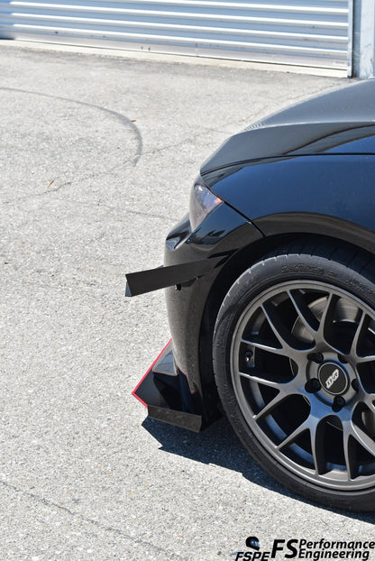 BMW 335i (E92) (2006-2012) Canards V1 for Amuse Bumper