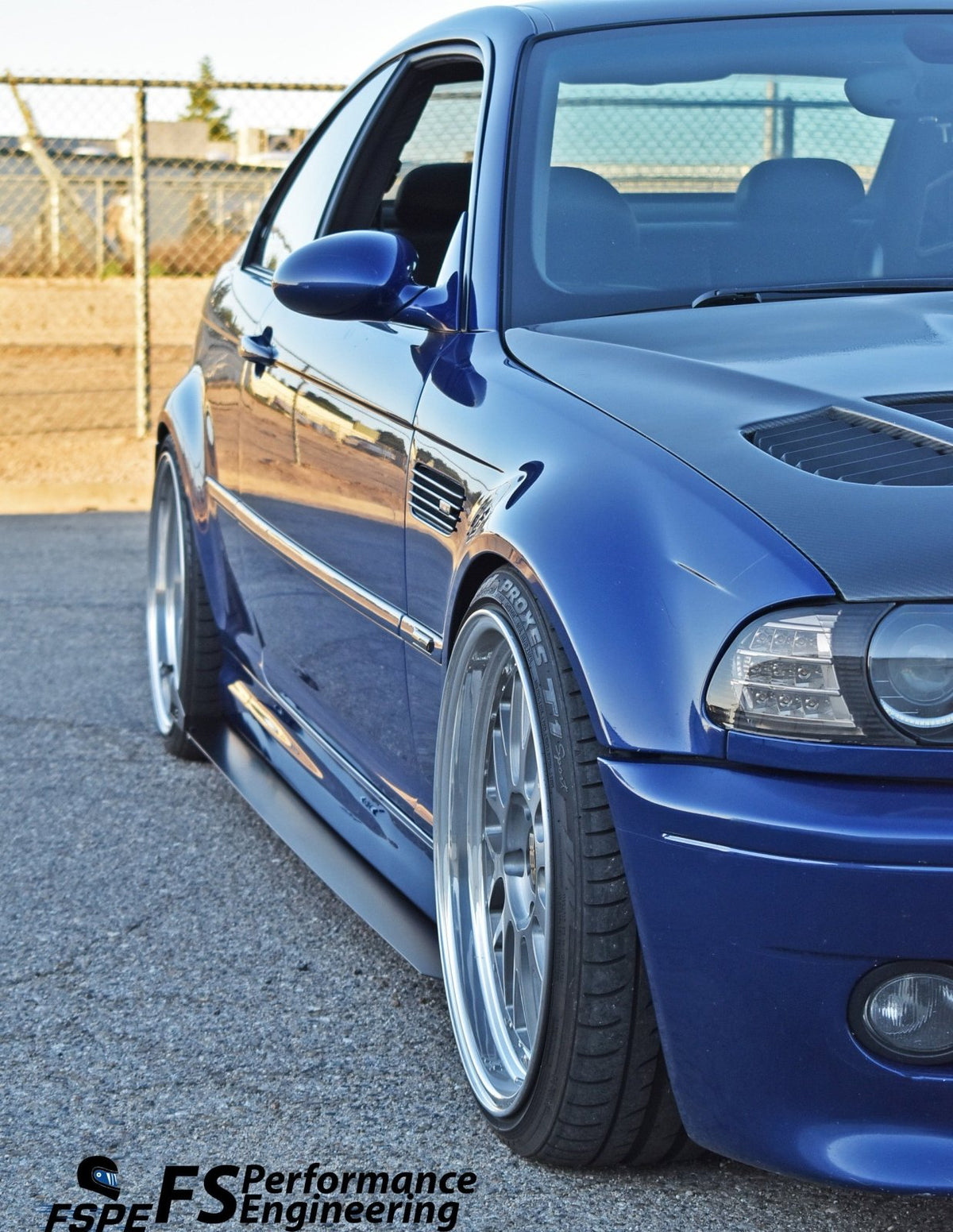 BMW E46 M3 (2000-2006) Side Skirt Extensions V1