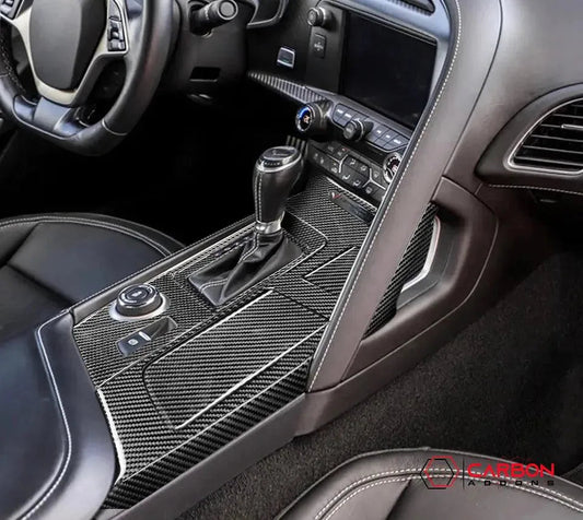 C7 Corvette 2014-2019 Center Console Carbon Fiber Overlay