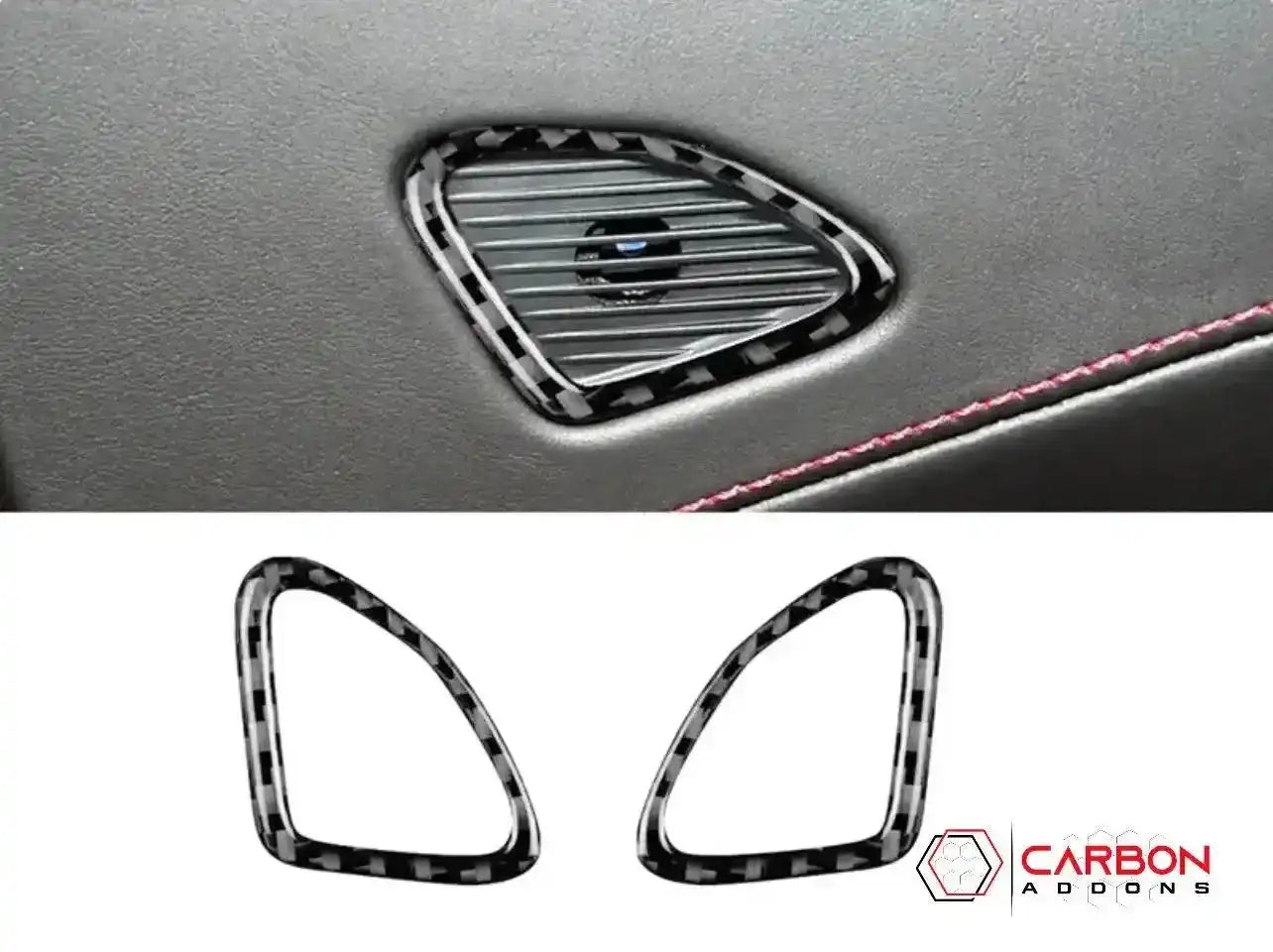 C7 Corvette 2014-2019 Door Panel Trim Carbon Fiber Overlay