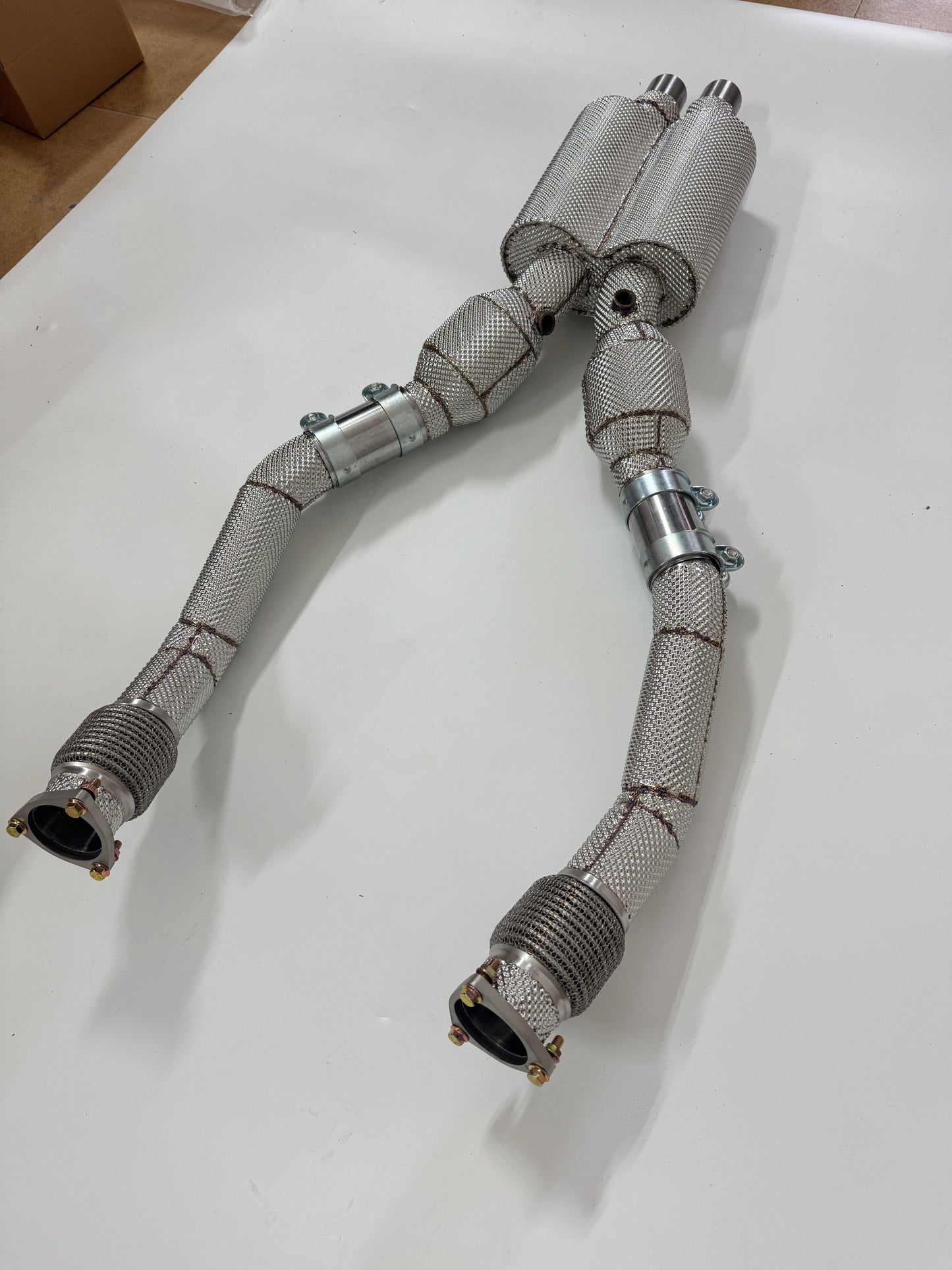 TruFlow UltraTone Catted and Resonated Downpipes V2, Audi B8/B8.5 Audi S4, S5, A6 3.0T Supercharged