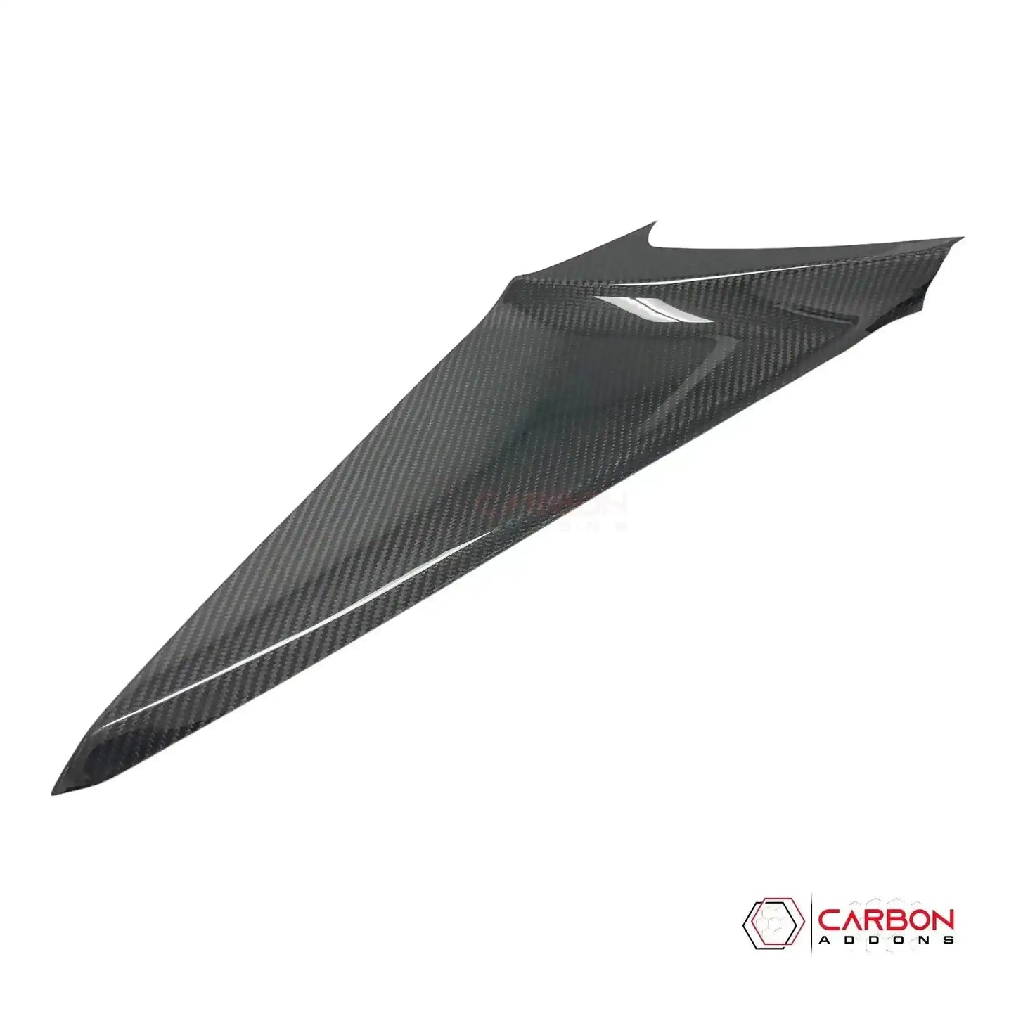 C8 Corvette Real Carbon Fiber Center Console Side Trim Covers (2020–2025)