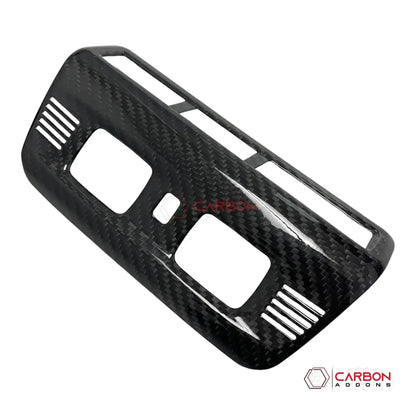 C8 Corvette Real Carbon Fiber Overhead Dome Light Trim Cover | InteriorUpgrade (2020–2026)