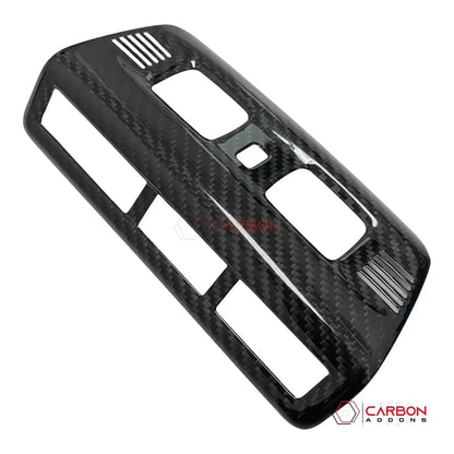 C8 Corvette Real Carbon Fiber Overhead Dome Light Trim Cover | InteriorUpgrade (2020–2026)