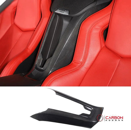 C8 Corvette Carbon Fiber Waterfall Panel Trim Cover