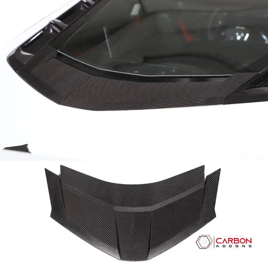 C8 Corvette Exterior Rear Lower Window Carbon Fiber Replacement Trim