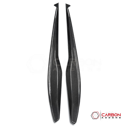 C8 Corvette Z06 & E-Ray Carbon Fiber Side Skirts | 2023–2024 Real Dry Carbon OEM Fit