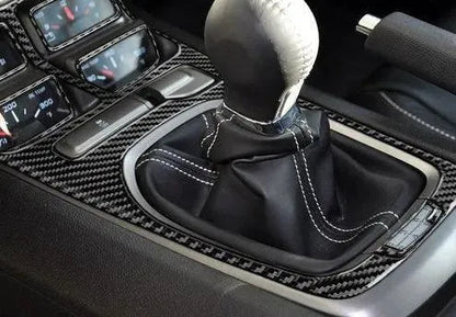 Carbon Fiber Center Console Overlay for  Chevrolet Camaro 2010-2015