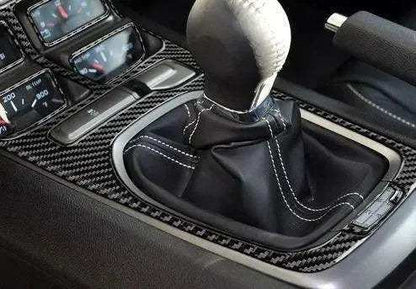 Carbon Fiber Center Console Overlay for  Chevrolet Camaro 2010-2015