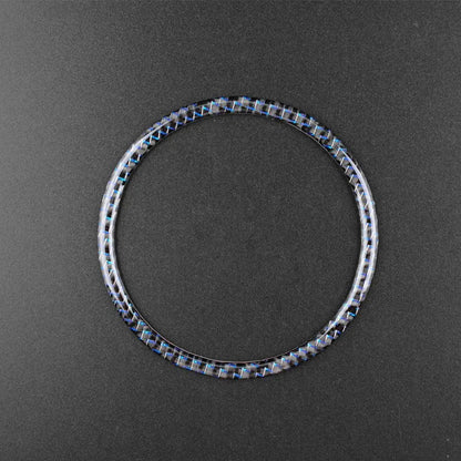 Carbon Fiber Door Speaker Trim Overlay for Mustang 2015-2023