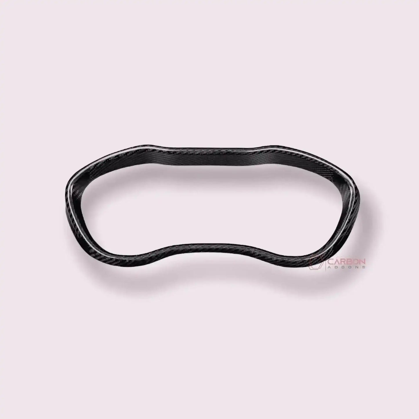 Carbon Fiber Gauge Cluster Trim Cover For 2015-2023 Dodge Challenger