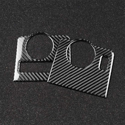 Carbon Fiber Headlight Control Trim interior Overlay For Mustang 2010-2014