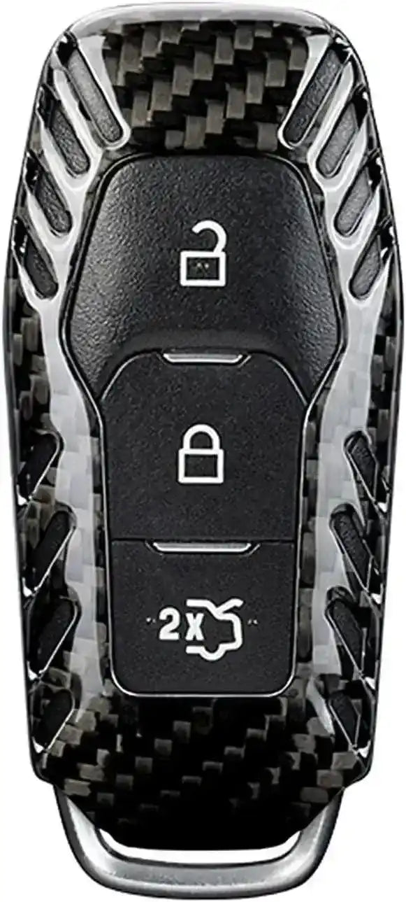 Carbon Fiber Key Fob Cover for 2015-2017 Mustang