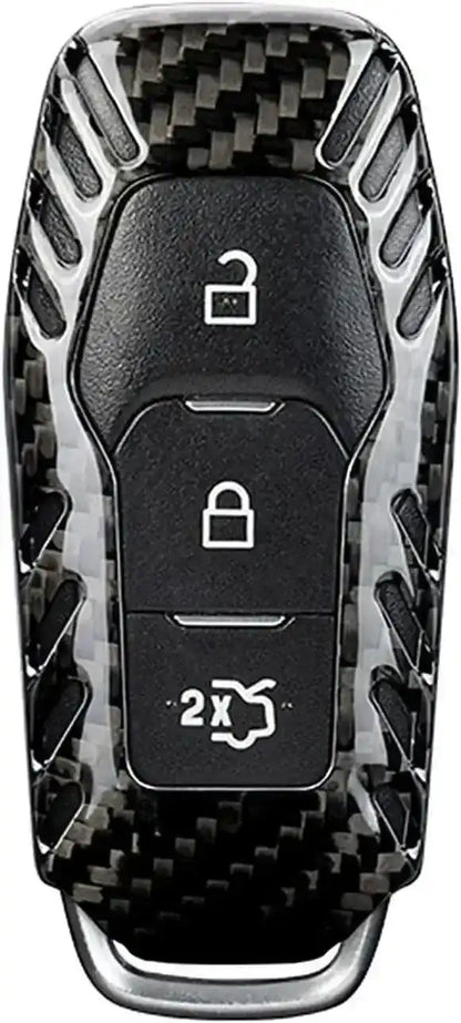 Carbon Fiber Key Fob Cover for 2015-2017 Mustang
