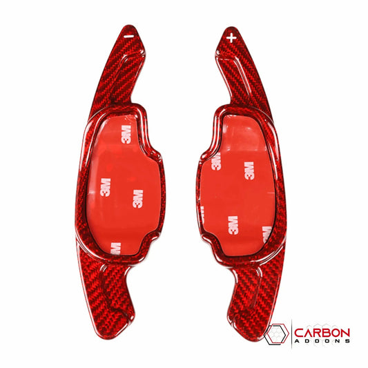 Real Carbon Fiber Paddle Shifter Extensions | 2012-2015 Chevy Camaro (5th Gen)