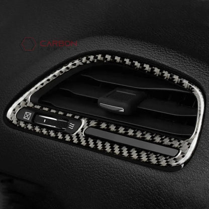 Carbon Fiber Passenger Air Vent Overlay for Dodge Challenger 2015-2023