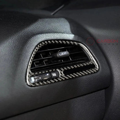 Carbon Fiber Passenger Air Vent Overlay for Dodge Challenger 2015-2023