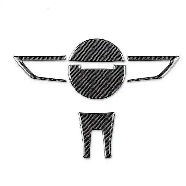 Carbon Fiber Steering Wheel Overlay for Chevrolet Camaro 2010-2011