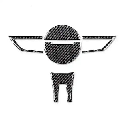 Carbon Fiber Steering Wheel Overlay for Chevrolet Camaro 2010-2011