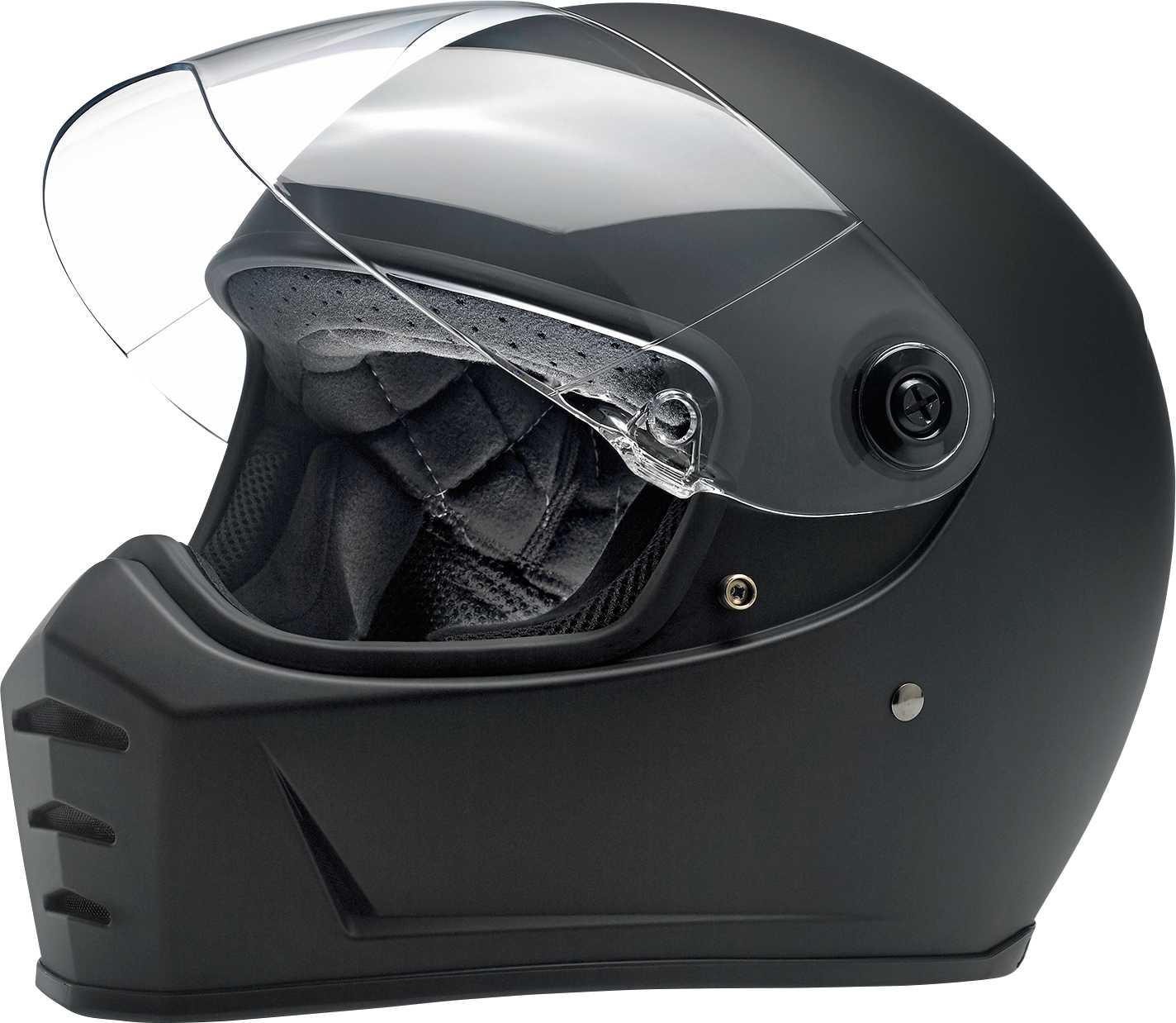 BILTWELL Lane Splitter Helmet - Flat Black - XL 1004-201-105
