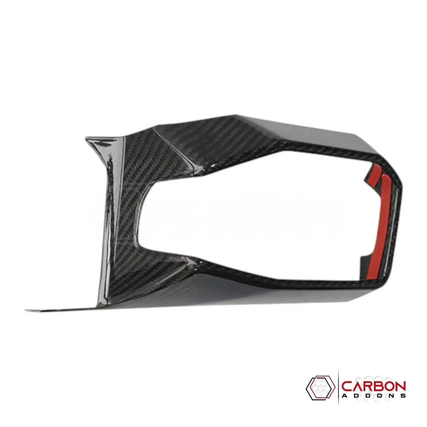Real Carbon Fiber Driver Side Dashboard AC vent Trim Cover for 2024+ Ford Mustang
