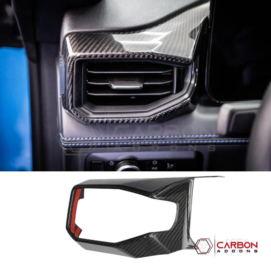 Real Carbon Fiber Driver Side Dashboard Trim Cover for 2024+ Ford Mustang