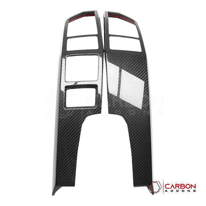 Real Carbon Fiber Center AC Vent Trim Cover For F150 2015-2020 Dashboard