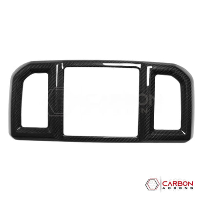F150 2015-2020 Rear Seat AC Vent Trim Hard Carbon Fiber Cover