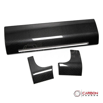 Real Carbon Fiber Dashboard & Glove Box Covers for 2021+ Ford F-150