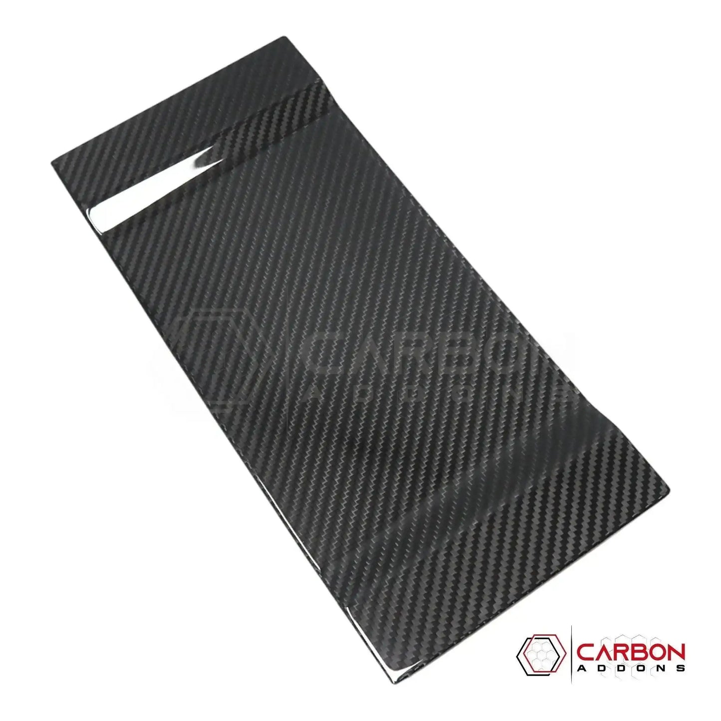 Real Carbon Fiber Wireless Charger & Coin Tray Cover for 2021+ Ford F-150