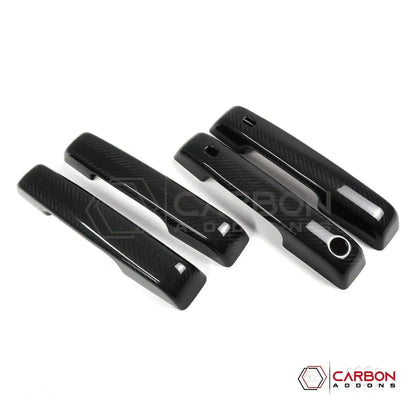 Real Carbon Fiber Exterior Door Handle Covers for 2021+ Ford F-150