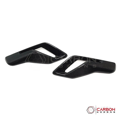 Real Carbon Fiber Fender Vent Covers for 2021+ Ford F-150