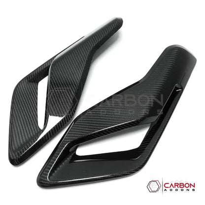 Real Carbon Fiber Fender Vent Covers for 2021+ Ford F-150