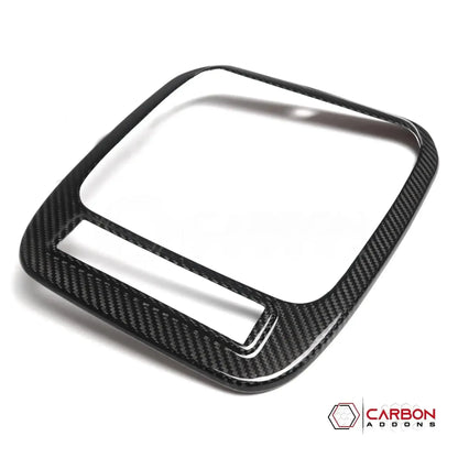 Real Carbon Fiber Overhead Light Trim Cover for 2021+ Ford F-150