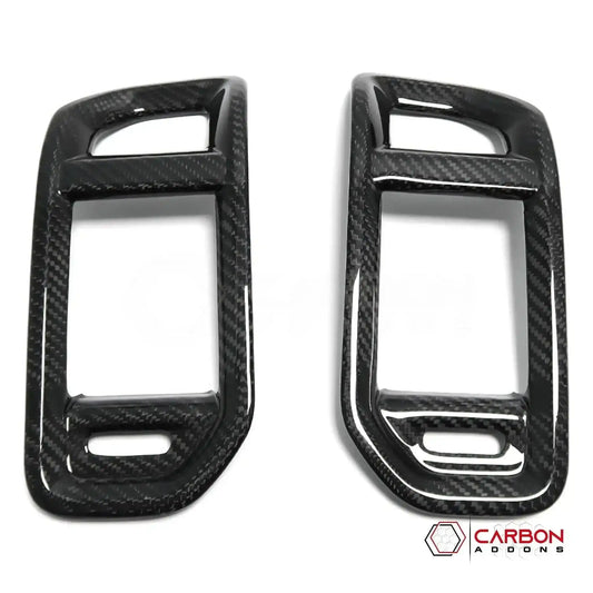 2019+ RAM 1500/TRX/RHO Dashboard Side AC Vent Trim Hard Carbon Fiber Cover