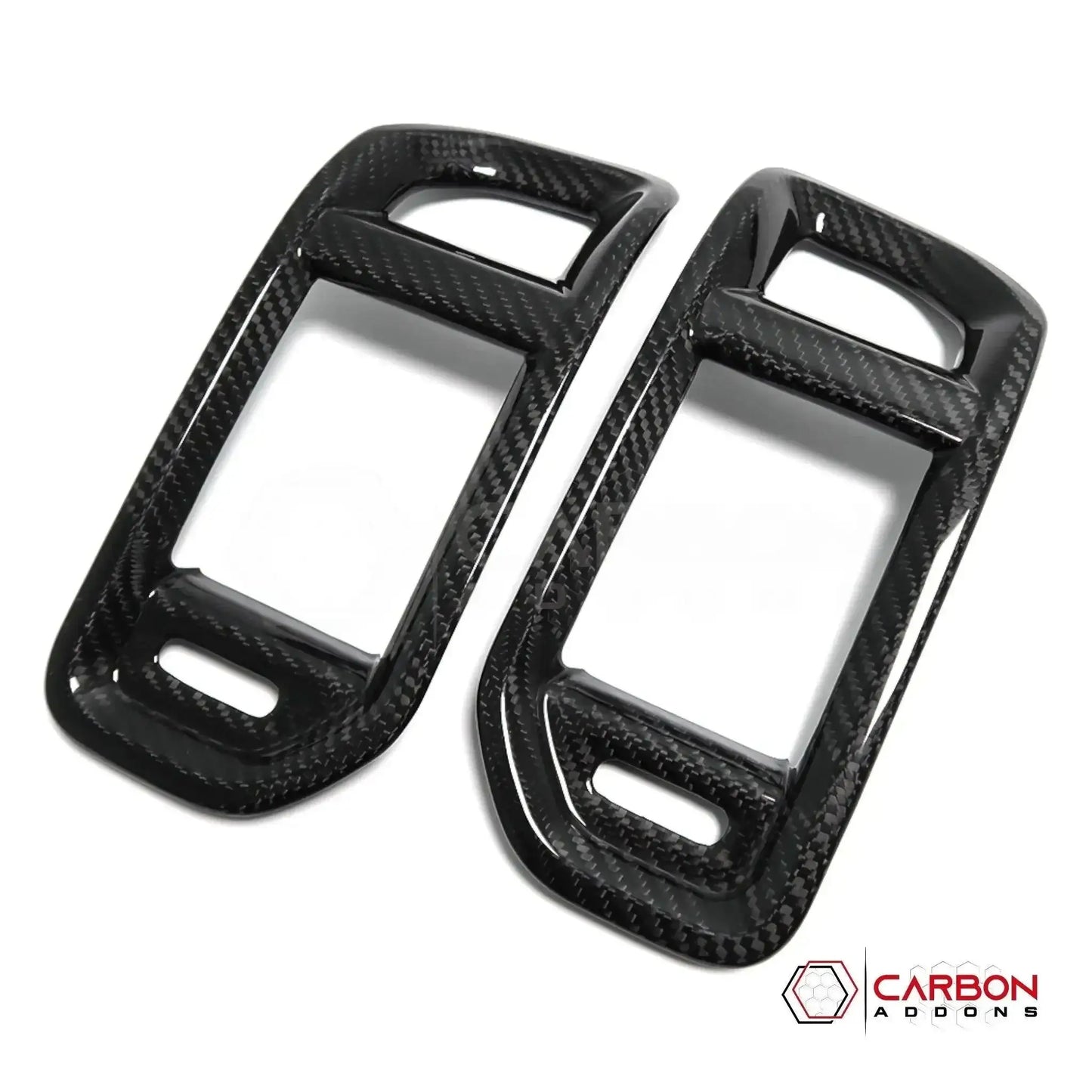 2019+ RAM 1500/TRX/RHO Dashboard Side AC Vent Trim Hard Carbon Fiber Cover