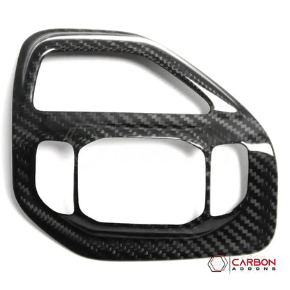 2019+ RAM 1500 TRX/RHO Driving Mode Selector Button Trim Hard Carbon Fiber Cover