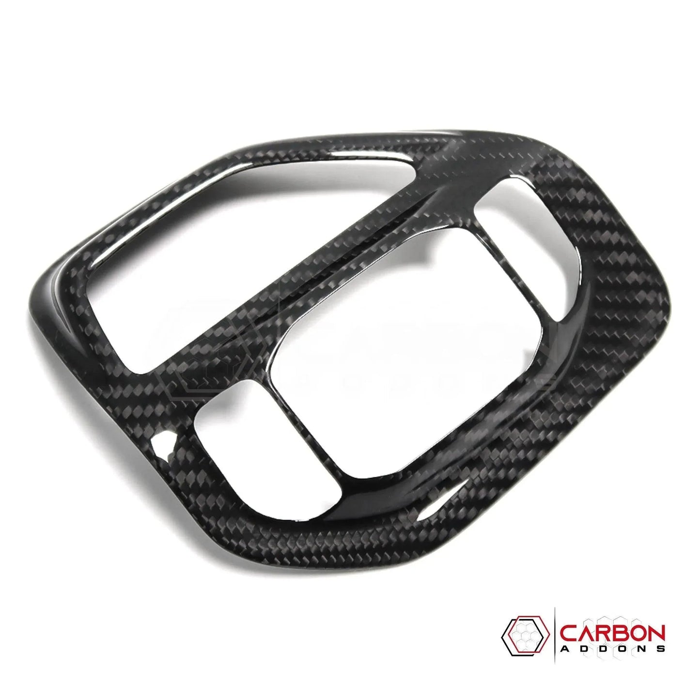 2019+ RAM 1500 TRX/RHO Driving Mode Selector Button Trim Hard Carbon Fiber Cover