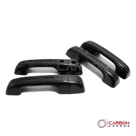 2019+ RAM 1500/TRX/RHO Exterior Door Handles Hard Carbon Fiber Cover