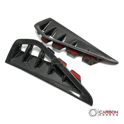 RAM TRX/RHO 2021+ Exterior Fender Vents Hard Carbon Fiber Covers