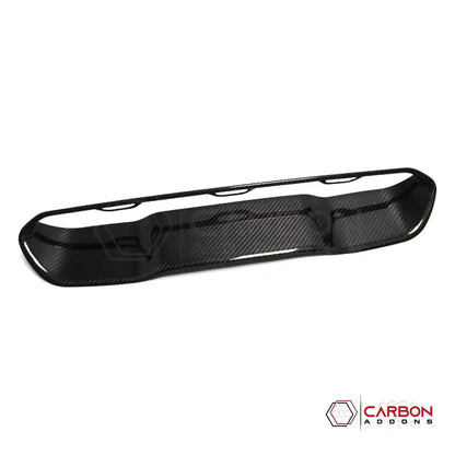 RAM TRX/RHO Hood Center Vent Trim Hard Carbon Fiber Cover