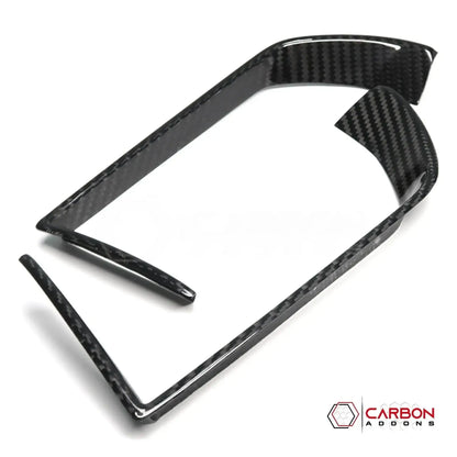 2019+ RAM 1500/TRX/RHO Infotainment Screen AC Vent Trim Hard Carbon Fiber Cover