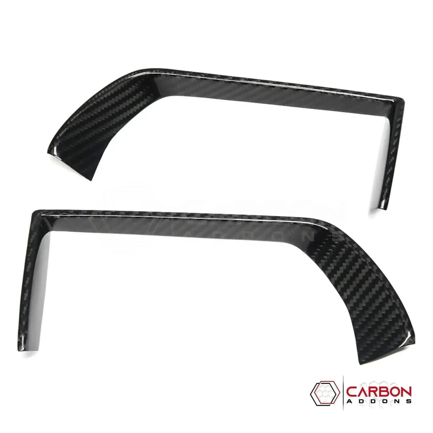 2019+ RAM 1500/TRX/RHO Infotainment Screen AC Vent Trim Hard Carbon Fiber Cover