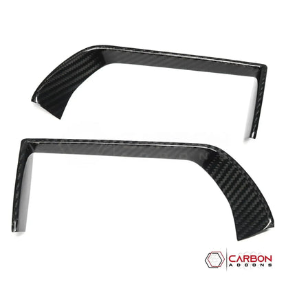 2019+ RAM 1500/TRX/RHO Infotainment Screen AC Vent Trim Hard Carbon Fiber Cover