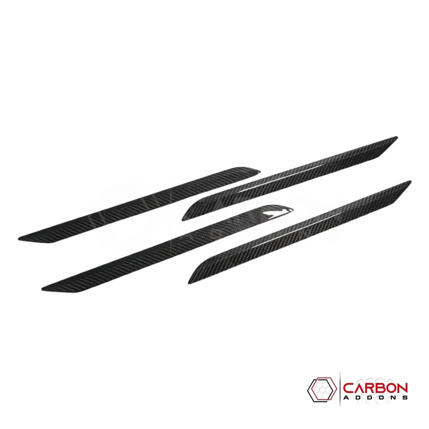 2019+ RAM 1500/TRX/RHO Interior Door Panel Trim Hard Carbon Fiber Cover