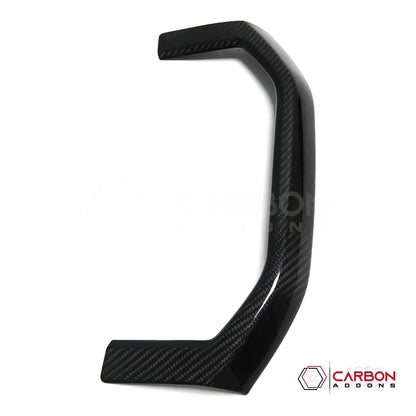 2019+ RAM 1500/TRX/RHO Interior Rear Cup Holder Trim Hard Carbon Fiber Cover