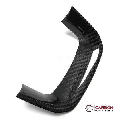 2019+ RAM 1500/TRX/RHO Steering Wheel Lower Trim Hard Carbon Fiber Cover