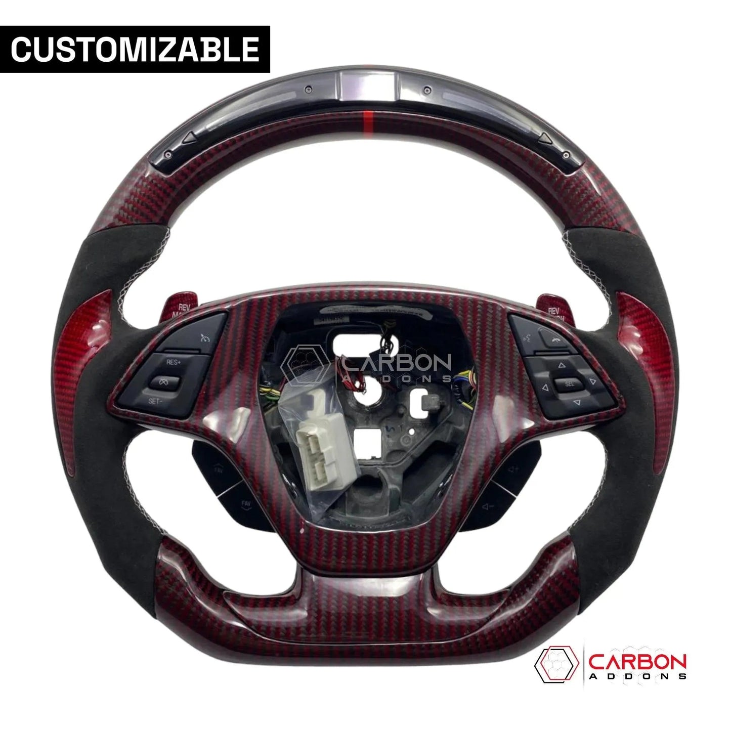 [Complete] Custom Carbon Fiber Steering Wheel C7 Corvette Stingray/Z06/Grand Sport 2014-2019