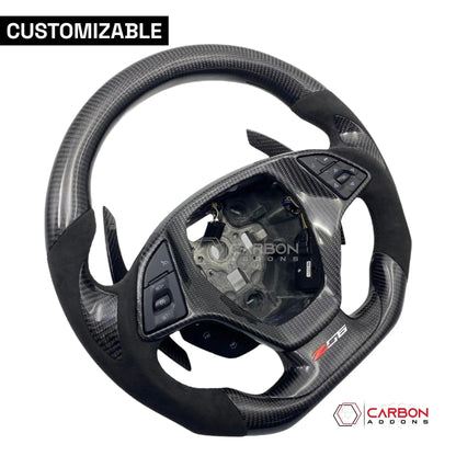 [Complete] Custom Carbon Fiber Steering Wheel C7 Corvette Stingray/Z06/Grand Sport 2014-2019
