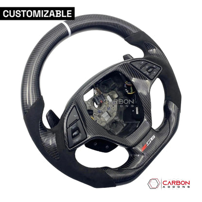 [Complete] Custom Carbon Fiber Steering Wheel C7 Corvette Stingray/Z06/Grand Sport 2014-2019